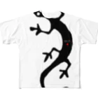 56 - Goroh TagawaのLIZARD フルグラフィックTシャツ