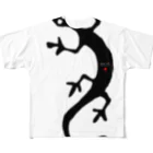 56 - Goroh TagawaのLIZARD All-Over Print T-Shirt