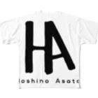 Hoshino Asato.のロゴ達 フルグラフィックTシャツ