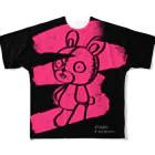 まろ工房のうさぬいぐるみ All-Over Print T-Shirt