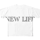 NEW LIFEのNEW LIFE フルグラフィックTシャツ