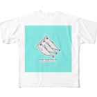 ぺちぺち工房 Pechi Pechi Atelierのししゃも すぺしゃるめすver. All-Over Print T-Shirt