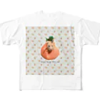 ぺちぺち工房 Pechi Pechi Atelierのハムスターの椿 All-Over Print T-Shirt