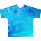 かすみ草の#2EA9DF All-Over Print T-Shirt