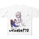 utinokofiaのutinokotsyatu フルグラフィックTシャツ