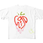 poponnuのichigo All-Over Print T-Shirt