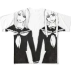 HEART store のセーラ服ズ All-Over Print T-Shirt