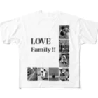 usako@まめのよめのLOVE Family フルグラフィックTシャツ