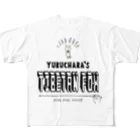 ぺちぺち工房 Pechi Pechi Atelierのちべっとすなぎつね タイポグラフィーver. All-Over Print T-Shirt