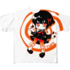 Shit with SUZURIのとりいちゃん フルグラフィックTシャツ