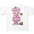 Suzuki Satomi のベアミちゃん フルグラフィックTシャツ