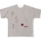 ダブルハピネスの2408ハピネス All-Over Print T-Shirt