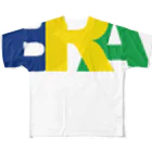 EARTH　ODYSSEYのbrasil フルグラフィックTシャツ