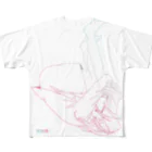 粥の就活ちゃん-グラデーションver フルグラフィックTシャツ
