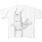 青のりショップの猫 All-Over Print T-Shirt