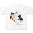 ＮＯＮＯのたわむれニャンズ All-Over Print T-Shirt