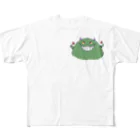 YMSTのモンスター ミドリ フルグラフィックTシャツ