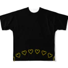 いろいろつくるよのきいろはーと All-Over Print T-Shirt