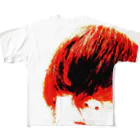 RyoY_ArtWorks_Galleryの赤髪の青年 フルグラフィックTシャツ