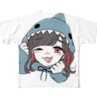 紅炉ここあのくろここちゃん フルグラフィックTシャツ