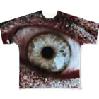 twotoneのeye フルグラフィックTシャツ