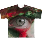 twotoneのeye2 フルグラフィックTシャツ