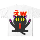 SEA's SHOPのびっくりCAT フルグラフィックTシャツ