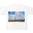 つ津Tsuの横浜みなとみらいロープウェー　営業時間 All-Over Print T-Shirt