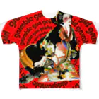 PPPRのgrumble gun geisha girl フルグラフィックTシャツ