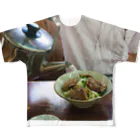 I LOVE OKINAWAのI LOVE 沖縄そば All-Over Print T-Shirt