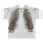 Smoking is addictiveのSmoking is addictive All-Over Print T-Shirt