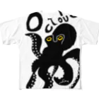 uwotomoのOctopus フルグラフィックTシャツ
