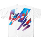 iNvisibleColorsのiNvisibleColors_Graffiti フルグラフィックTシャツ