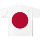 大の日本国旗 全柄 フルグラフィックTシャツ