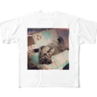 ねことゆず　のこねこは天使 All-Over Print T-Shirt