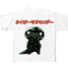 井上の【suzuri限定】タイガーサラマンダー暗黒ver. All-Over Print T-Shirt