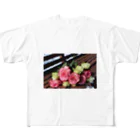 鈴屋の気まぐれ品の黄色の薔薇は金運アップの花 All-Over Print T-Shirt