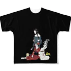 by0_kiの日本三大怪談 All-Over Print T-Shirt