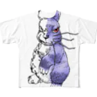 HElll - ヘル - の両手で描いたウサギ  Tシャツ All-Over Print T-Shirt