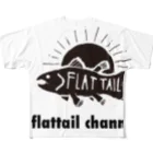 flattailのflattail channel フルグラフィックTシャツ