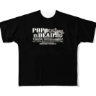 DIGITAL TATTOO WORKS/sickのSQUAREPACK13 TRIBE SKLETONS All-Over Print T-Shirt