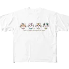 りんころRinのソーing部の保護猫　名言２　雲の向こうはいつも青空　 All-Over Print T-Shirt