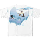 Hustle HockeyのPond Hockey Stop Global warming  All-Over Print T-Shirt