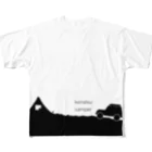 konatsu_campのkonatsu Tシャツ　ヘッダーdesign 풀그래픽 티셔츠
