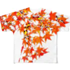 アズペイントの紅葉2 フルグラフィックTシャツ