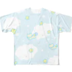 ようなぴしょっぴんぐまーとのにこにこお空 All-Over Print T-Shirt