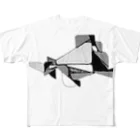 knott aka 2G INDAHOUSEのDRAWING ABSTRACT All-Over Print T-Shirt