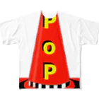 アズペイントのPOPコーン フルグラフィックTシャツ