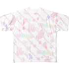 ガブリイズムのウサギ・パターン・ファンシー(☆) All-Over Print T-Shirt