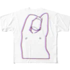 キテルグママの頭痛シルエット All-Over Print T-Shirt